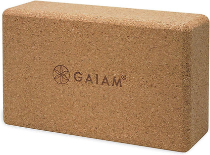Gaiam Yoga Block - Supportive Latex-Free Eva Foam - Soft Non-Slip Surface with Beveled Edges for Yoga, Pilates, Meditation