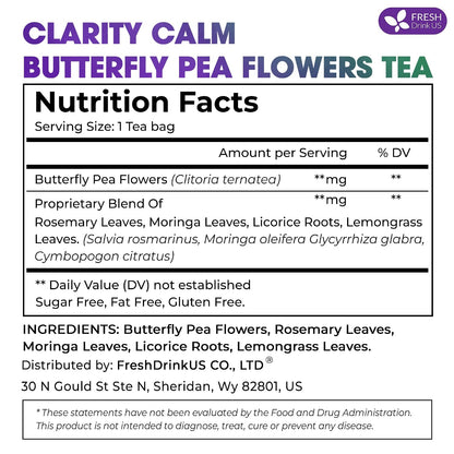 FreshDrinkUS, Premium 60 Chamomile Lavender Tea Bags, Calming Herbal Blend Strong Support for Relaxation & Better Sleep | Naturally Caffeine-Free Bedtime Tea with Soothing Floral Aroma, 100% Natural, Hand-made No Sugar/ Caffeine/ Gluten, Vegan - Colors B