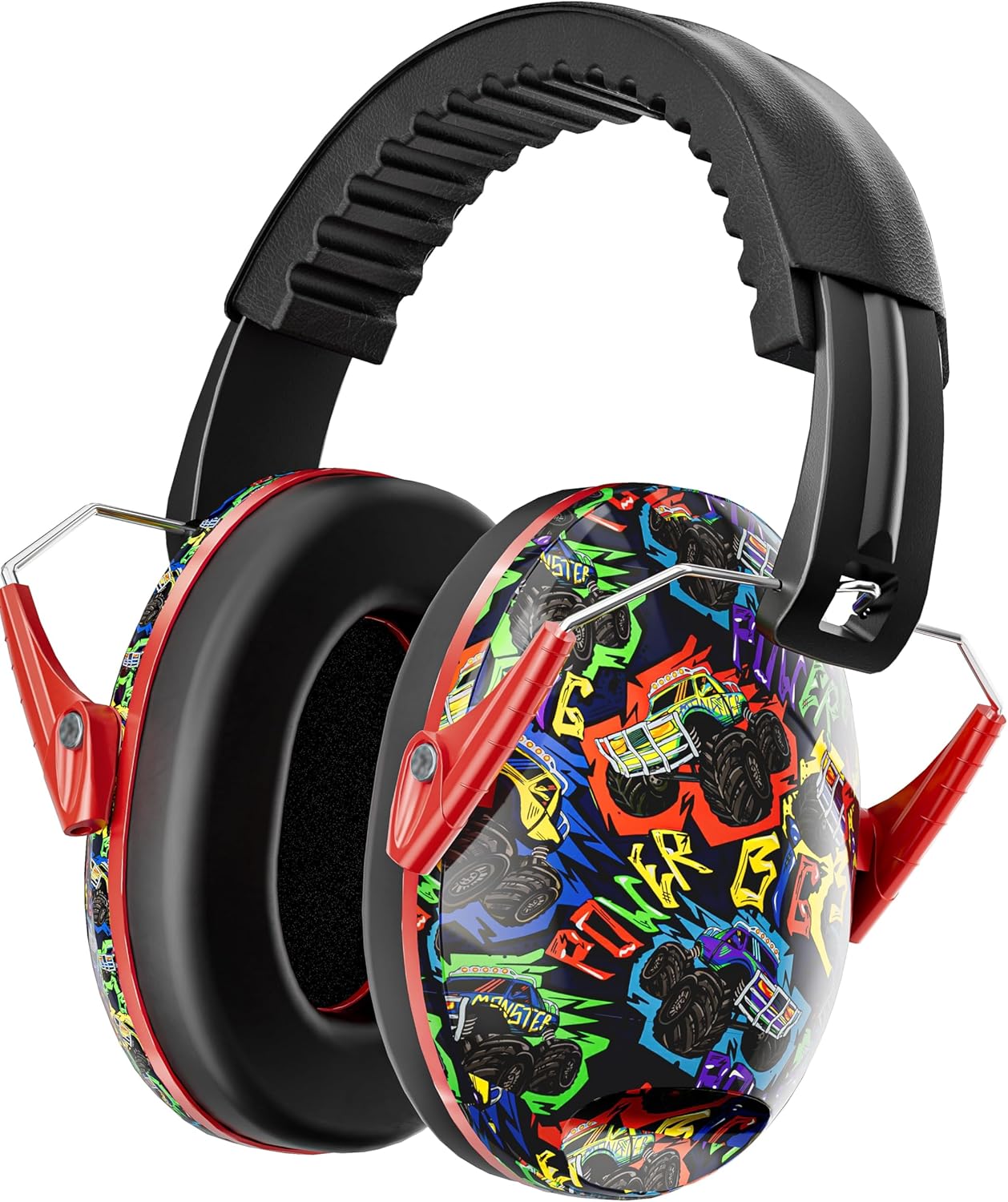 Dr.meter Ear Muffs for Noise Reduction: 27.4SNR Noise Cancelling Headphones for Kids Adults, EM100 Adjustable Hearing Protection Earmuffs for Monster Jam, Autism Sensory, Concerts, Fireworks
