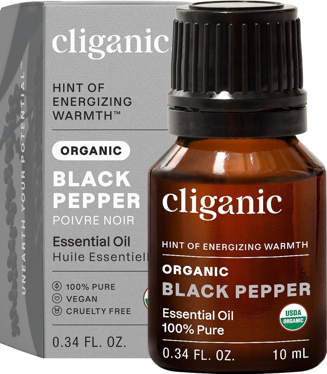 Cliganic Organic Lavender Essential Oil - 100% Pure Natural Undiluted, for Aromatherapy Diffuser | Non-GMO Verified - Colors B