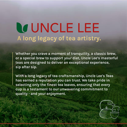 Uncle Lee's Organic Green Tea 2-Pack, 106 Count Ea Super Packs