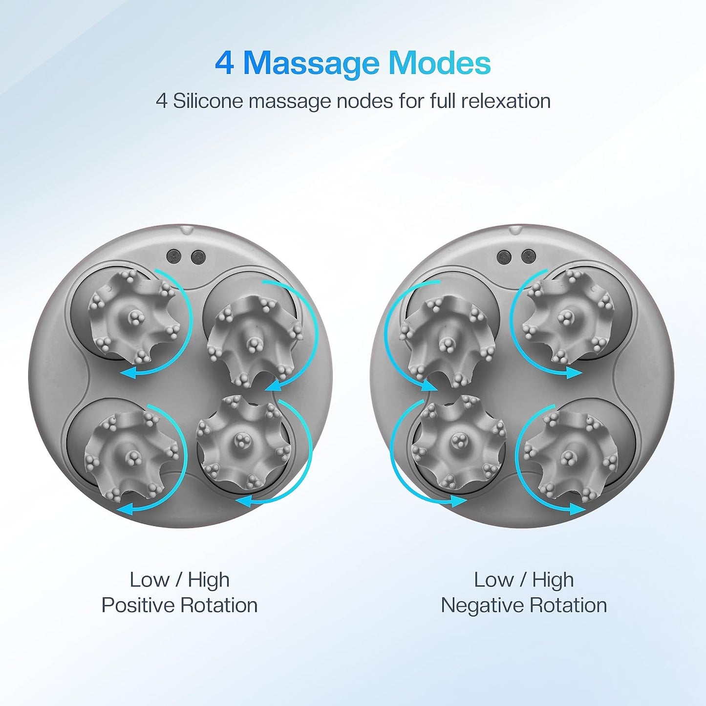 COMFIER Electric Scalp Massager, Waterproof Head Massager with Mutlti-Modes Vibration, Handheld Portable Head Scratcher for Hair Growth, Dog Cat Massager for Deep Clean and Stress Relax