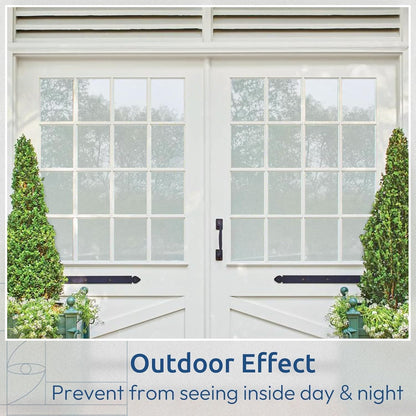 rabbitgoo Blackout Window Film Room Darkening Light Blocking 17.5" x 78.7" | Removable Static Cling without Glue, Tint & Privacy Film for Window Inside, Day & Night Sleep for Home Garage Bedroom House