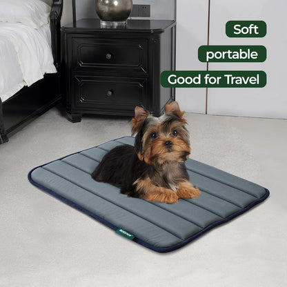 BALANCE Dog Crate Pad, Dog Foam Crate Mat Kennel Pad, Washable Water-Resistant Pet Bed Flat Dogs Cage Mat for Large Dogs