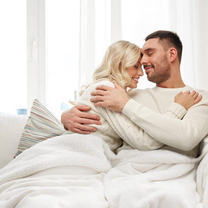 Bedsure GentleSoft Sherpa Fleece Throw Blanket for Couch, Non-Heated, Thick & Warm Cozy Blanket for Winter, Soft Fuzzy Plush Throw Gifts for Women and Men, Grey, 50x60 Inches