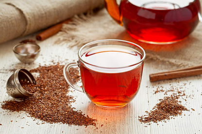 Rooibos Tea 1LB (16Oz) 100% CERTIFIED Organic (USDA seal) | Red Rooibos Loose Leaf Tea | South African Red Bush Herbal Tea| (200+ CUPS) | Non-GMO | Keto Friendly