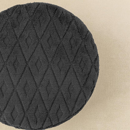 Round Pouf Ottoman 20 x 20 x 14 Inches Boho Poof Home Decor Floor Pouffe Ottoman Foot Rest for Couch Sofa Bean Bag Chairs Living Room Bedroom (Green)