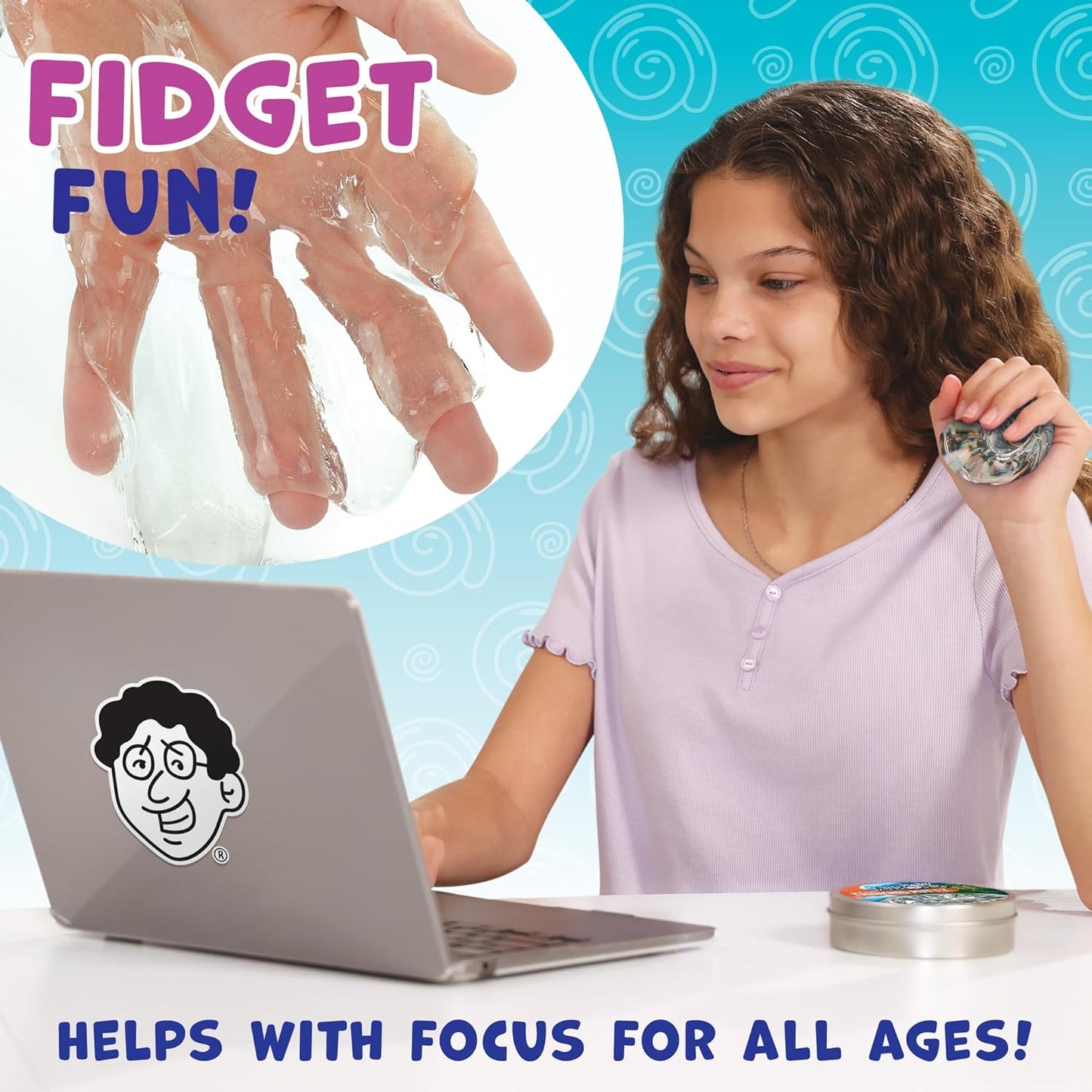 Crazy Aaron's Thinking Putty® - Brown Sugar Boba - Sensory Putty for Kids and Grown ups in a 4" Tin - Creative and Endless Fun, Stress Relief Therapy Toys, Never Dries Out - Made in USA