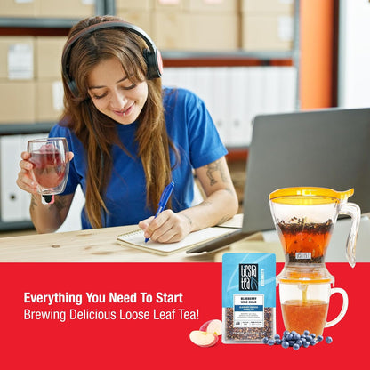 Tiesta Tea Premium Starter Loose Leaf Sampler Kit - Classic Tea Blends