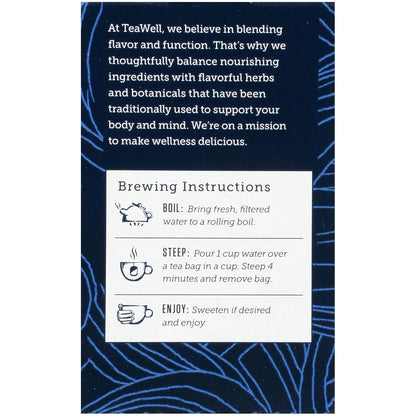 Celestial Seasonings TeaWell Herbal Tea, Daily Wellness, Organic Turmeric Spice, 12 Count