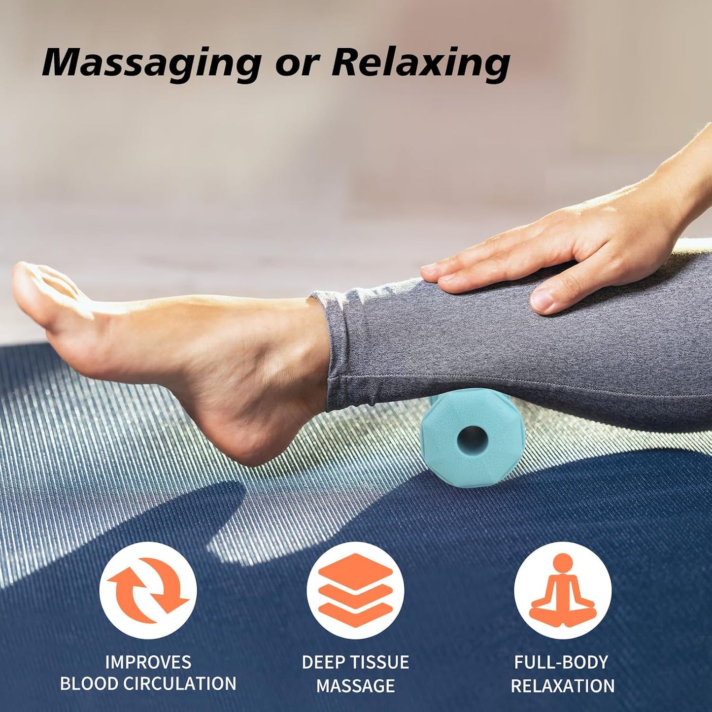 Foot Massager Roller Set for Plantar Fasciitis, Arch and Heel Pain Relief