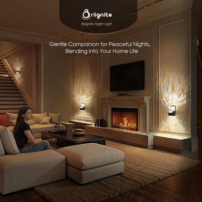 Briignite Night Light,Night Lights Plug into Wall,LED Projector Night Light