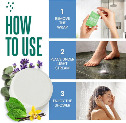 Cleverfy Shower Steamers Aromatherapy Gifts for Women and Men, 18 Tablets