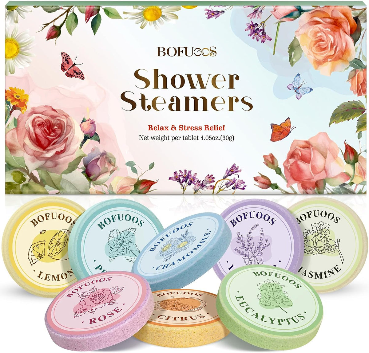 Shower Steamers Aromatherapy, Birthday Gift for Women Teen Girl Mom