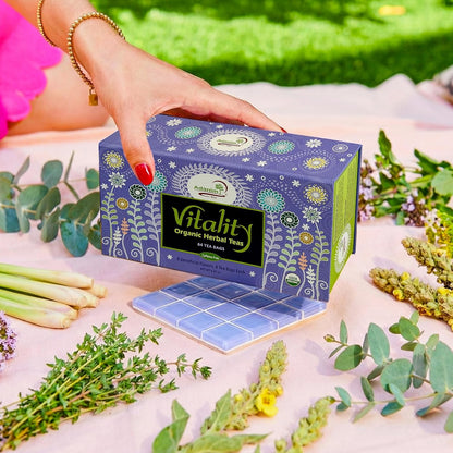 Adanim Herbal Teas (64 Count, Vitality Herbal Tea Sampler)