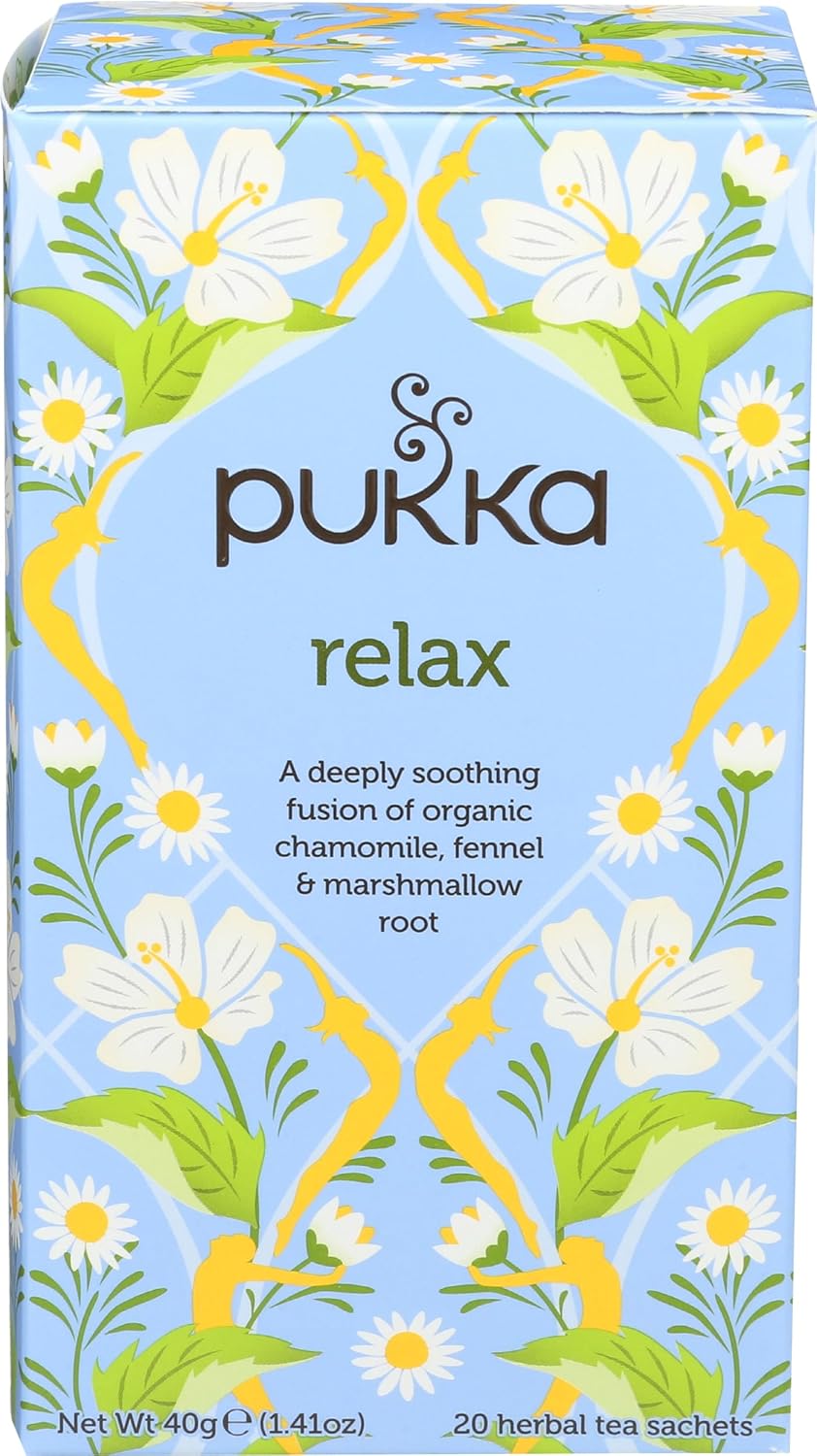 Pukka, Tea Herbal Relax Organic, 20 Count