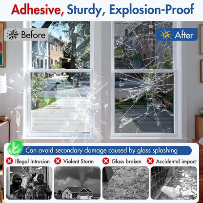 Coavas Blackout Window Film, 100% Light Blocking Privacy Window Film, No Glue Static Cling, Heat & UV Blocking, Removable Room Darkening Window Cover, Renter Friendly for Bedroom, 17.5x78.7Inch,Black