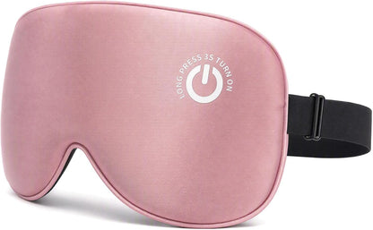 Heated Eye Mask for Dry Eyes, Cordless Rechargeable Warm Compress with 100% Mulberry Silk Cover, 3 Heat Settings, 20-Min Auto-Off, FSA-HSA Eligible Eye Mask for Home, Office & Travel