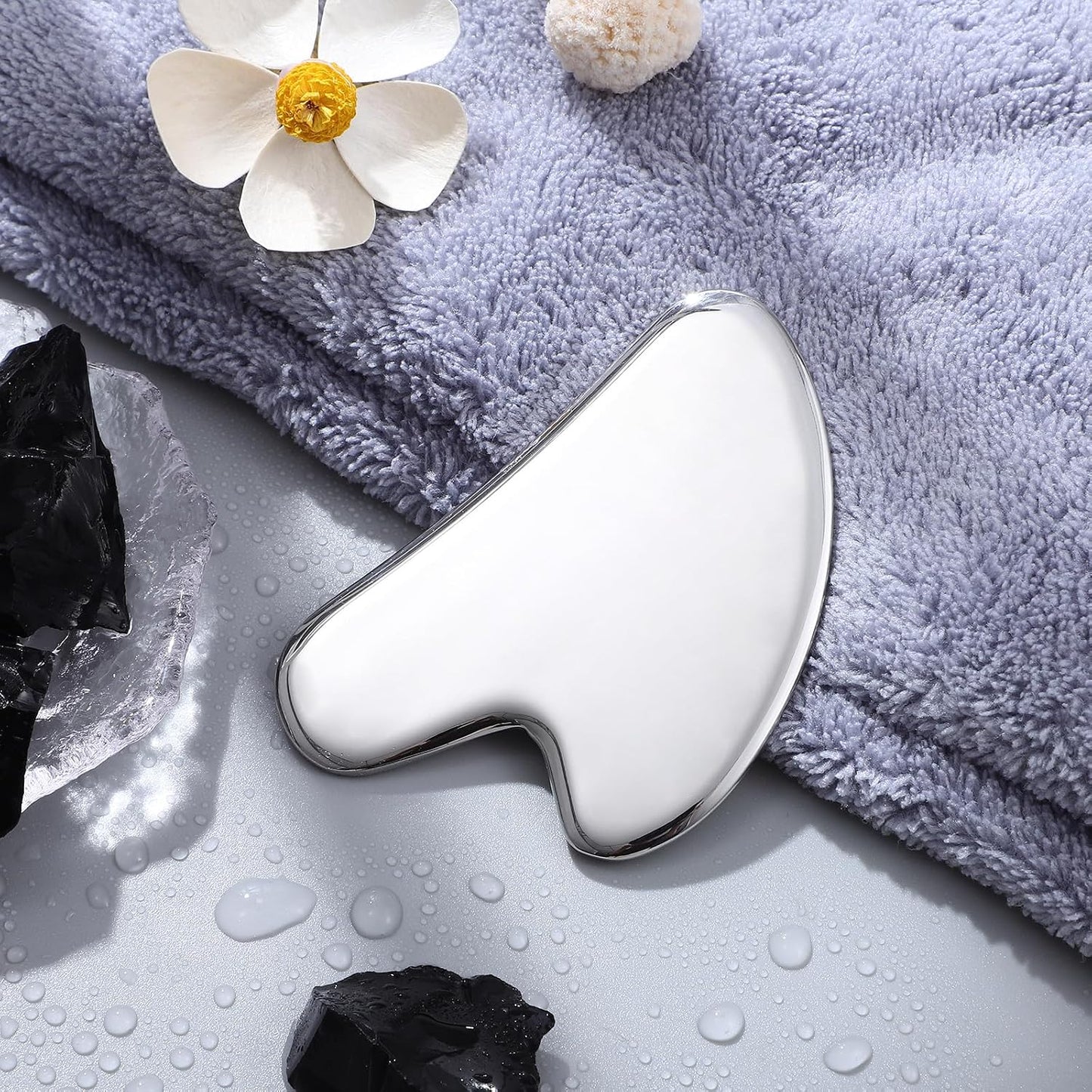 Gua Sha Facial Tools Guasha Tool Gua Sha Jade Stone Manual Massage Sticks for Jawline Sculpting and Puffiness Reducing for Face Body Tensions Reduce Festive Gifts