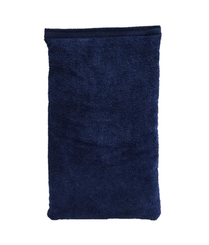 Microwavable Heating Pad, Rice Filled, Plush Cotton Cover, Natural, No Scents Added, Handcrafted in the USA, Back, Neck Pain, Arthritis, Cramps (Navy Blue)