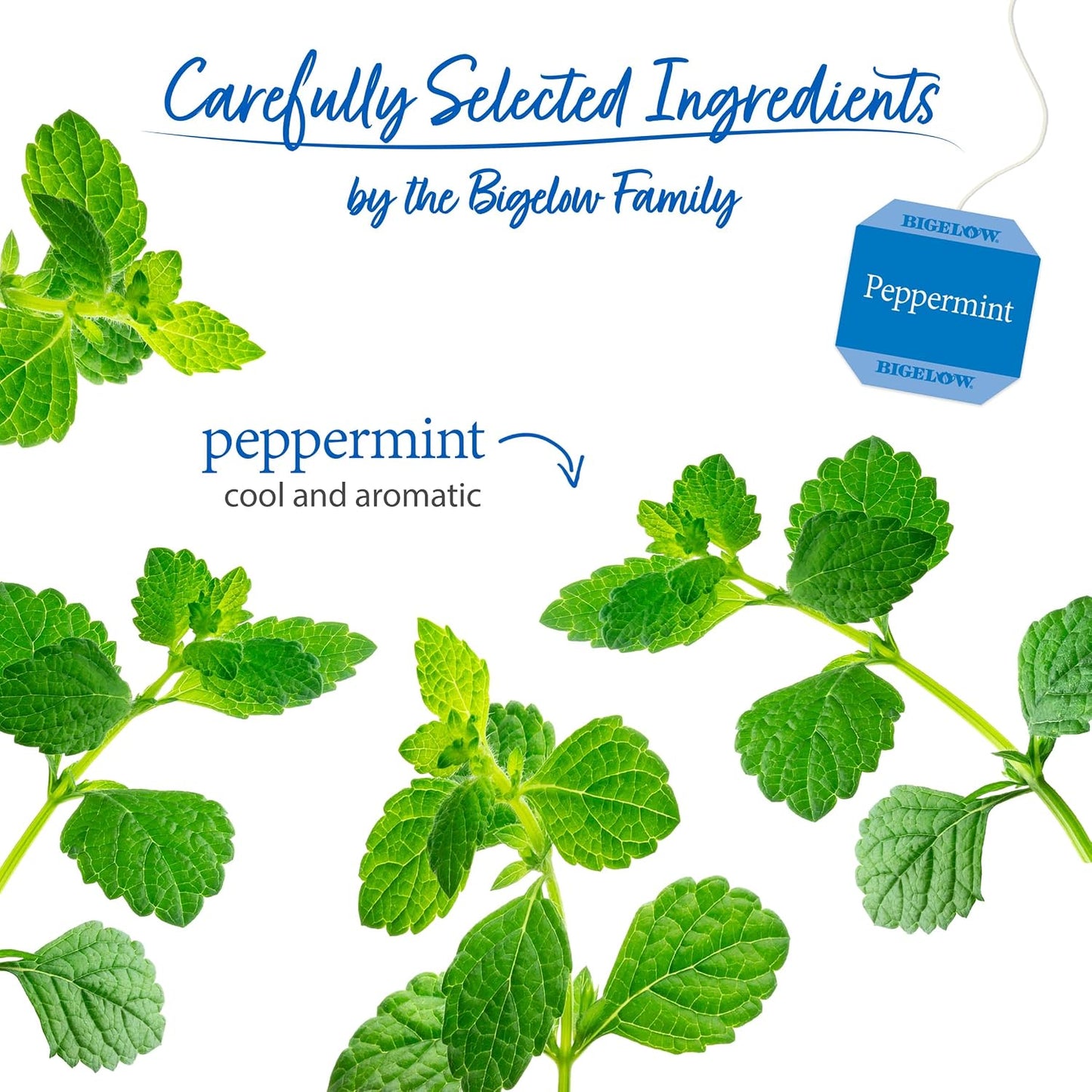 Bigelow Peppermint Caffeine Free Herbal Tea, 20 ct