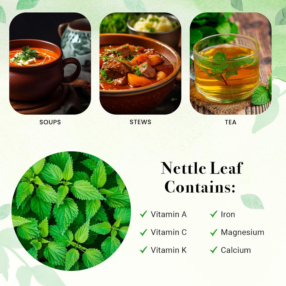 Yogi's Gift® Nettle Leaves 1lb | Cut & Sifted Herbal Tea