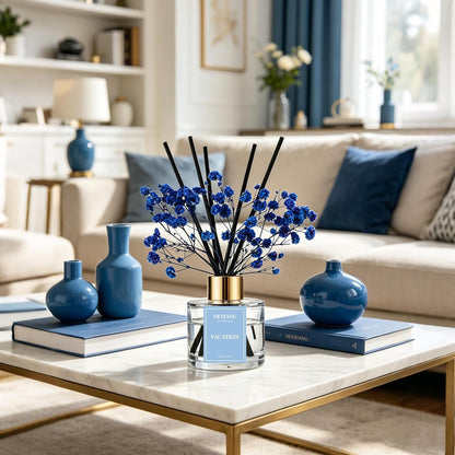 Reed Diffuser Set, Coconut 3.38 fl oz Oil Home Fragrance Bathroom Decor
