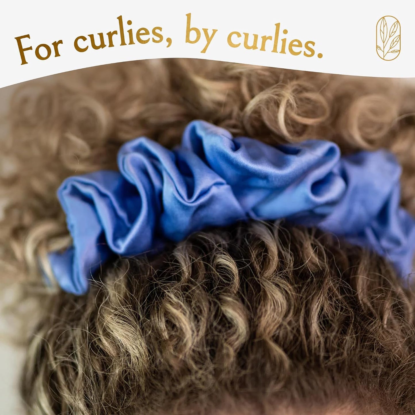 Silk Scrunchies for Women Ponytail Holders – Oversized Mulberry Silk Scrunchies – Extra Large No Damage Hair Ties for Curly, Thick, and Thin - Hair Accessories for Women – Black, XL By Curlfriend