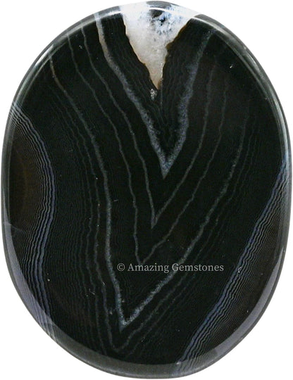 Amazing Gemstone Labradorite Thumb Worry Stone, Anxiety Stone, Healing Crystals - Piedra Crystal Fidget for Gift, Meditation, Calming, Relaxation, Stress Relief - Colors B