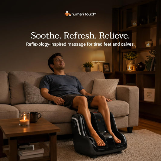 Human Touch Reflex5s Foot & Calf Massager Plantar Fasciitis - HSA Approved