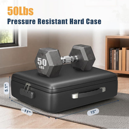 Fireproof Document Box, Hard Briefcase Fireproof Safe for Home Documents