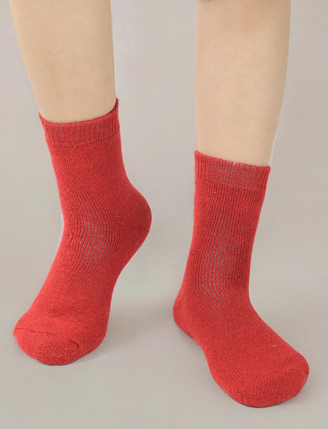 BenSorts Women's Winter Boots Socks Thick Warm Cozy Crew Socks Solid Color Gifts