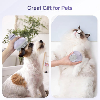 COMFIER Electric Scalp Massager, Waterproof Head Massager with Mutlti-Modes Vibration, Handheld Portable Head Scratcher for Hair Growth, Dog Cat Massager for Deep Clean and Stress Relax