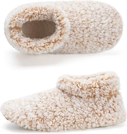 Cozylook Fuzzy Slippers for Women Indoor Soft Sole Slipper Socks