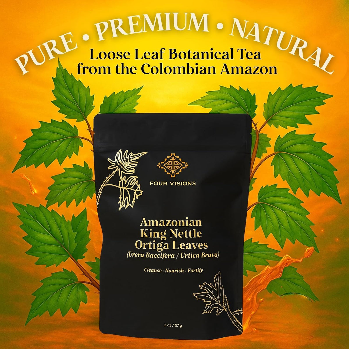 Stinging Nettle Tea Organic - Loose Leaf Nettle Tea - Ortiga Verde Organica