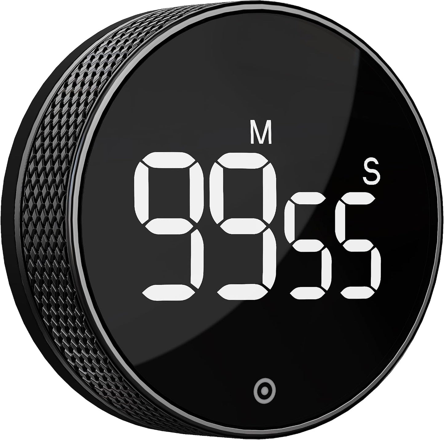 BlueSnail Kitchen Timer with LED Digital Display Smart Efficana for Home Classroom Gym Office, Volume and Brightness Adjustable Productivity Timer (Guncolor)