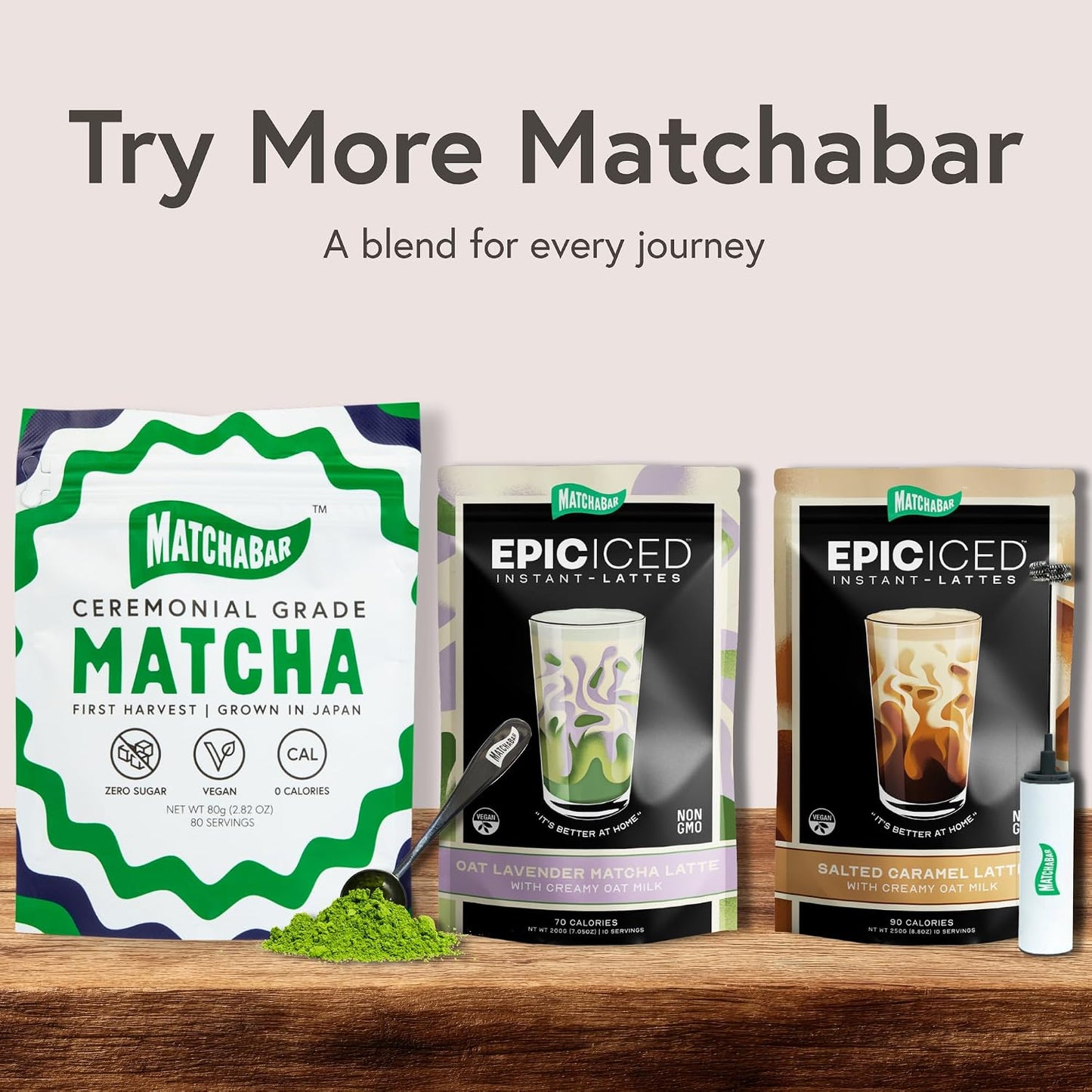 Matchabar Matcha Powder (30g) - Ceremonial Grade Authentic Japanese Matcha Green Tea - Matcha Green Tea Harvested in Japan - Matcha Tea Powder Latte - Zero Sugar, Vegan & 0 Calories