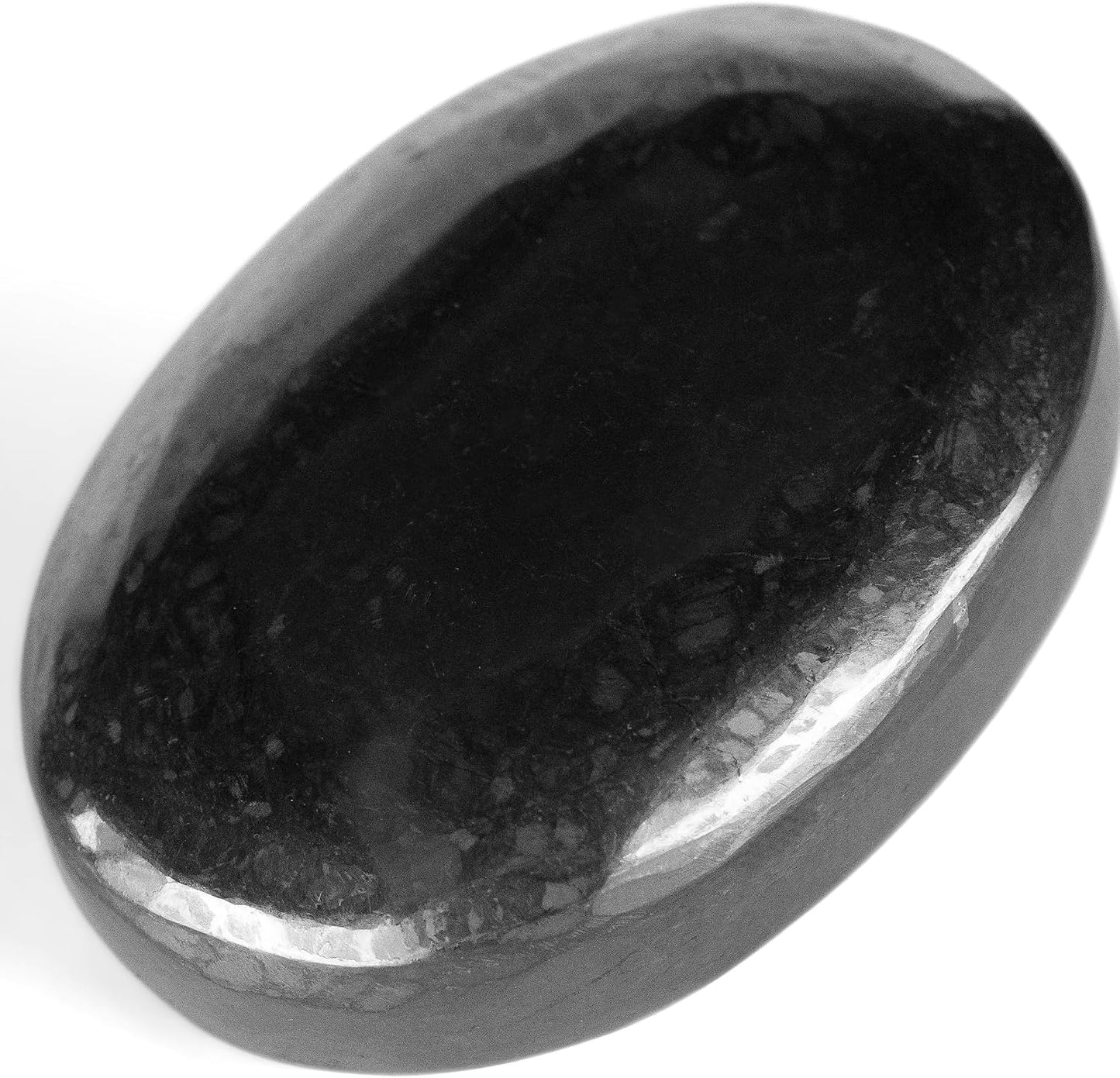 KALIFANO Palm Stone with Healing & Calming Effects - AAA+ Grade High Energy Worry Stone with Information Card - Reiki Crystal Used for Courage (Family Owned and Operated)