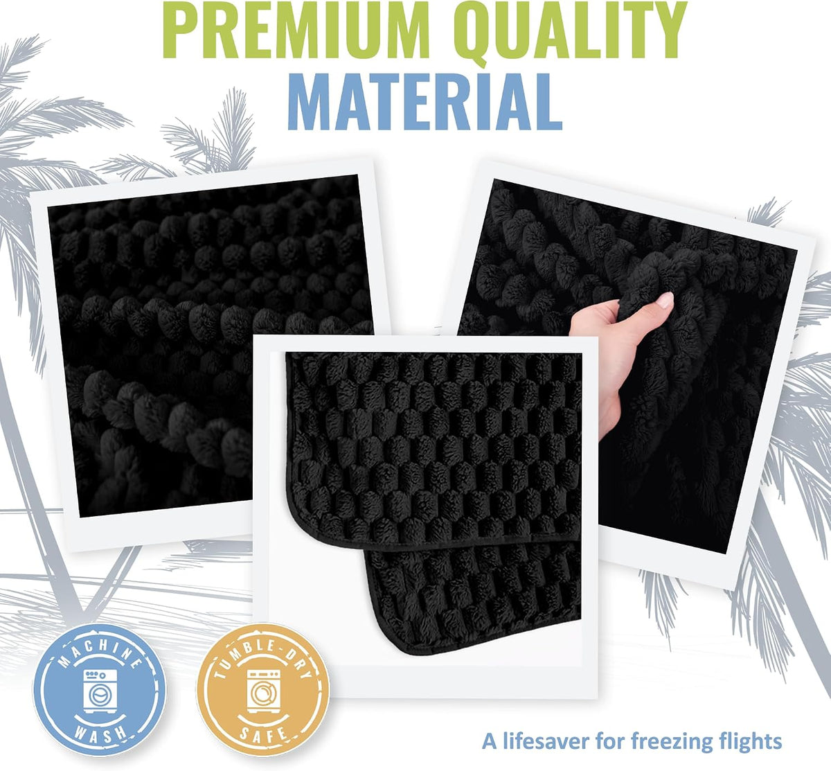 BOACAY Packable Travel Blanket for Airplane, Car - Compact Office Blanket - Portable Pillow for Adults, Kids with Case, Luggage Sleeve, Backpack Clip