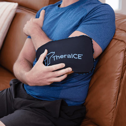 TheraICE PROpack Ice Pack for Injuries, Reusable Soft Multipurpose Cold Gel Ice Pack for Muscular Back Pain, Shoulder, Hip, Knee - Flexible Cold Compress Wrap for Minor Aches & Pains - 9 x 12