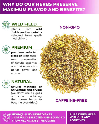 100 Bags Thyme Tea Thyme Leaves Tyme Herb Tea (Thymus Serpyllum) - 100 Count 1.5 g Bags Tomillo