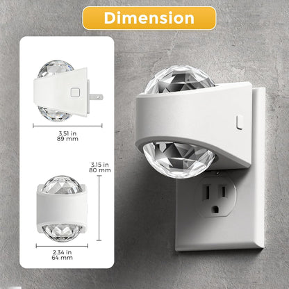 L LOHAS LED Night Light,Projector Night Light with Dusk to Dawn Sensor