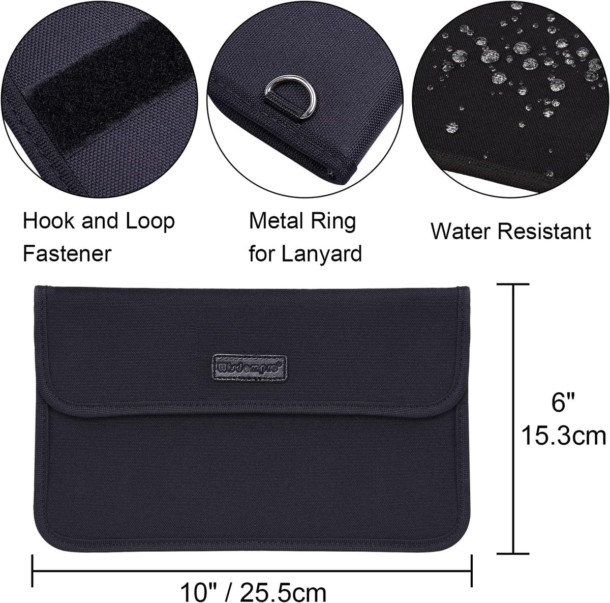 Wisdompro Faraday Bag, RFID Signal Blocking Bag for Phones and Car Keys