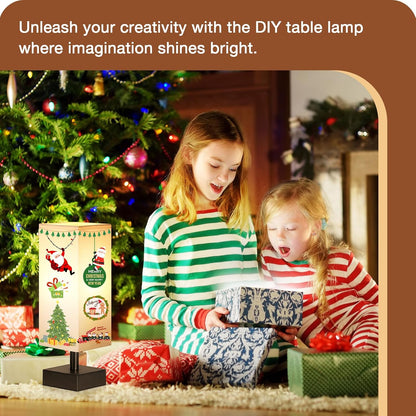 aooshine Small Table Lamp for Bedroom - Bedside Lamps for Nightstand, Minimalist Night Stand Light Lamp with Square Fabric Shade, Desk Reading Lamp for Kids Room Living Room Office Dorm