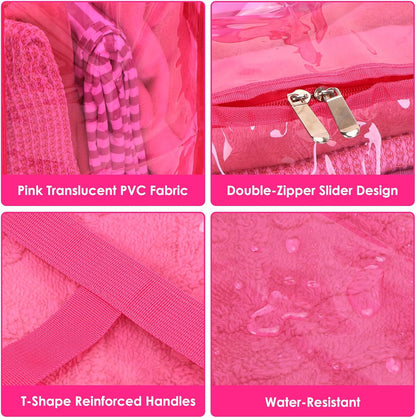 Blanket Storage Bags Extra Large 60L 4 Pack Clothes Organizer
