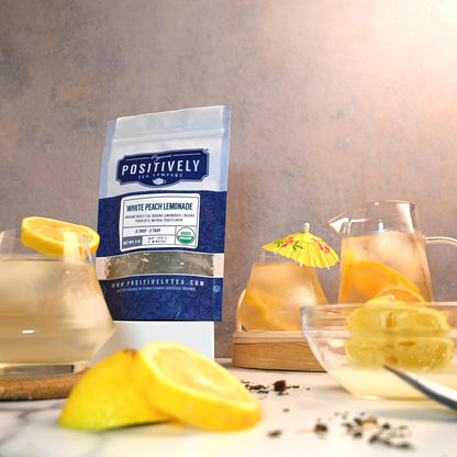 Organic Positively Tea Company, Lavender Chamomile, Herbal Tea, Loose Leaf, 16 Ounce
