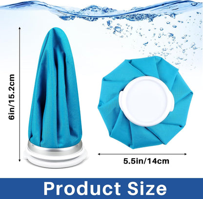 Honoson 4 Pack Reusable Ice Pack for Injuries, Ice Bags Hot Water Bag for Hot & Cold Pain Relief No-Leak Elastic Breathable for Muscle, Joint Pain Swelling, Sports & Home Use(Cute Fruit Style)