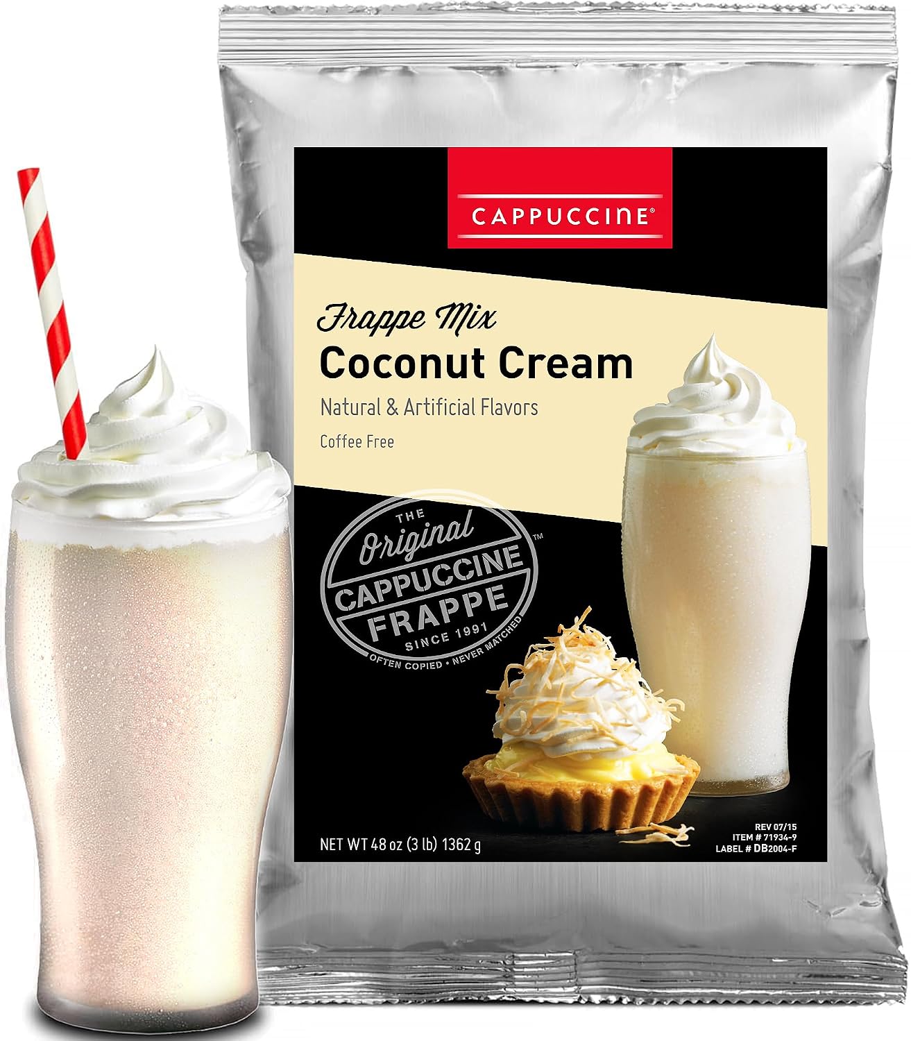 Cappuccine Sweetened Matcha Green Tea, 3 Pounds