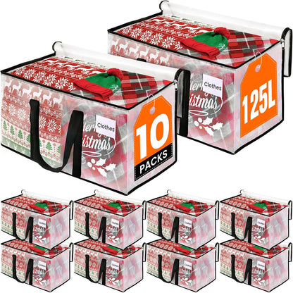 RoomHacks Moving Bags, Heavy Duty Large Storage Bags, 88L, Clear