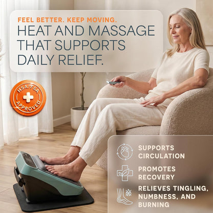 LifePro VibraFlow Feet Massager Electric Comfort & Circulation Support